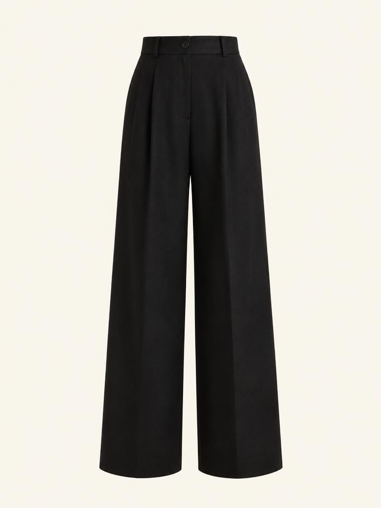 Vale Pleated Wide Trouser